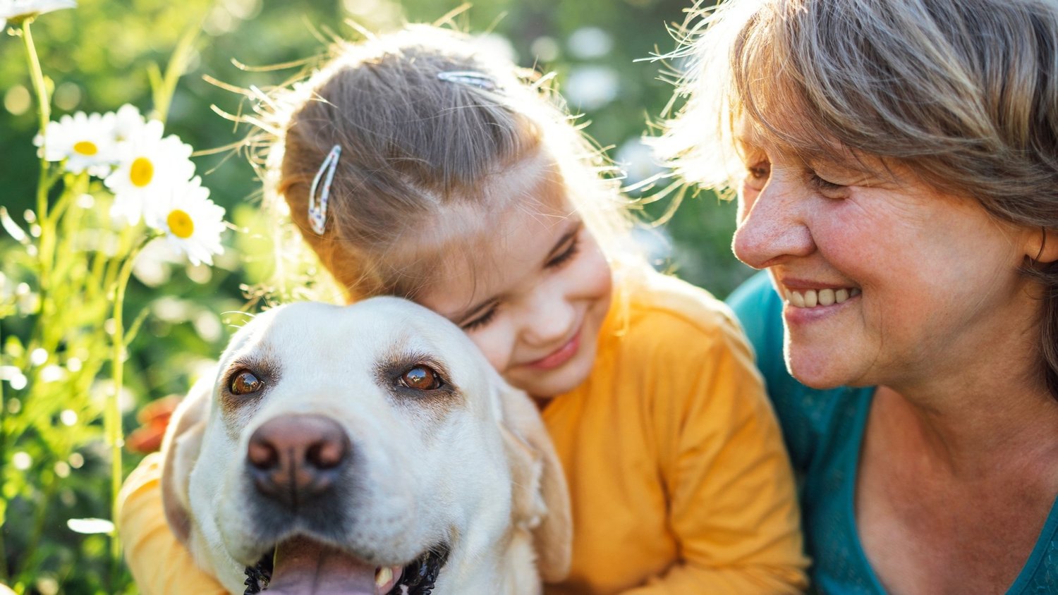 Caregiver with patient